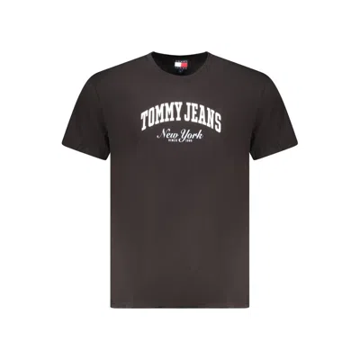 Tommy Hilfiger Black Cotton Men T-shirt