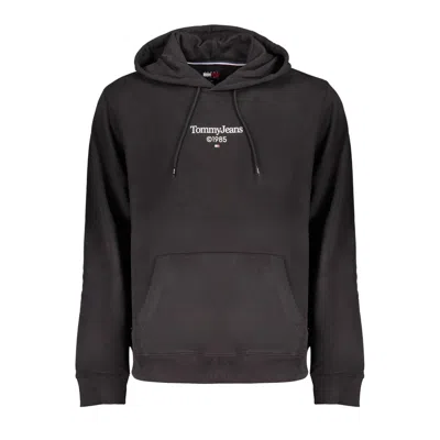 TOMMY HILFIGER BLACK COTTON SWEATER