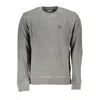 Tommy Hilfiger Black Cotton Sweater In Gray