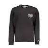 Tommy Hilfiger Sleek Crew-neck Cotton Sweatshirt In Black
