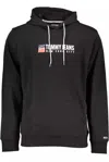 TOMMY HILFIGER BLACK COTTON SWEATER