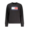 Tommy Hilfiger Black Cotton Sweatshirt In Black