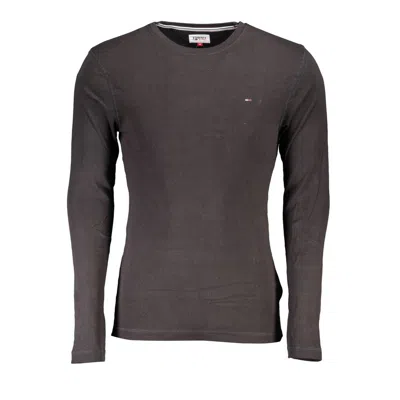 Tommy Hilfiger Black Cotton T-shirt In Gray