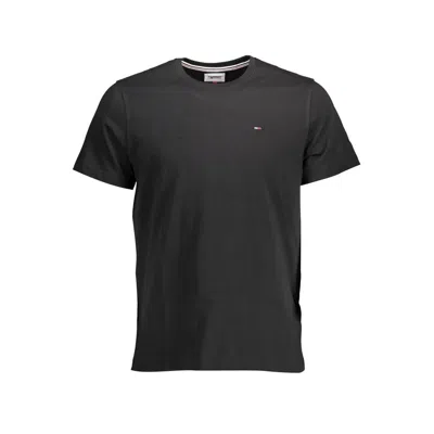 Tommy Hilfiger Black Cotton T-shirt In Grey