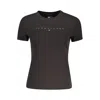 Tommy Hilfiger Black Cotton Women T-shirt