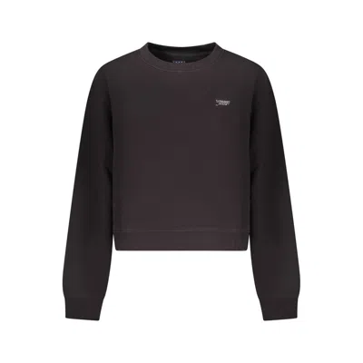 Tommy Hilfiger Black Cotton Women's Sweatshirt