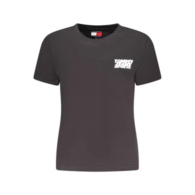 Tommy Hilfiger Black Cotton Women T-shirt