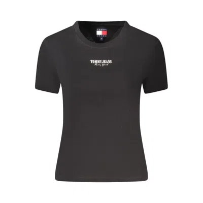 Tommy Hilfiger Black Cotton Women T-shirt