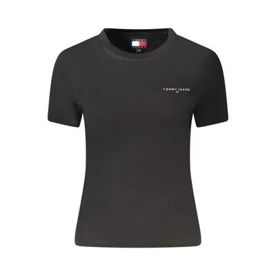 Tommy Hilfiger Black Cotton Women T-shirt
