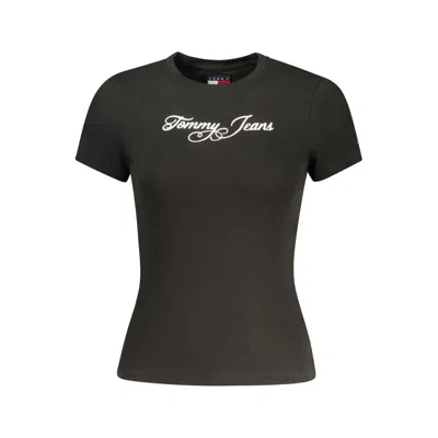 Tommy Hilfiger Black Cotton Women T-shirt