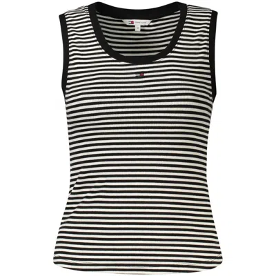 Tommy Hilfiger Black Cotton Women's Tank Top