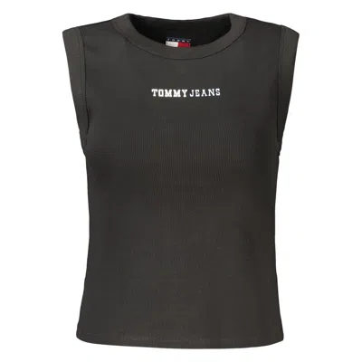 Tommy Hilfiger Black Cotton Women's Tank Top