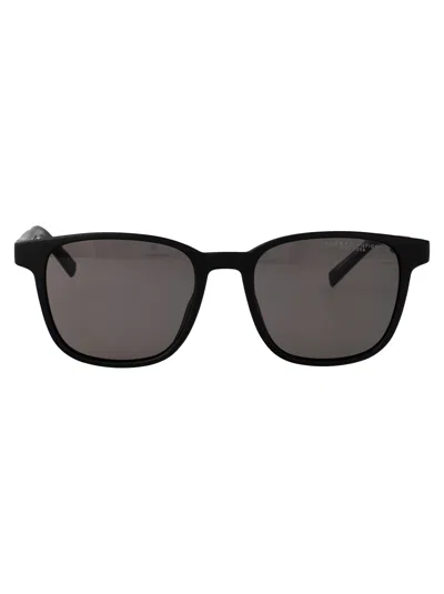 Tommy Hilfiger Black Eco Polyamide Sunglasses