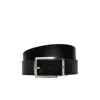 Tommy Hilfiger Black Leather Belt In Black