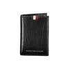 Tommy Hilfiger Black Leather Men Cardholder In Black