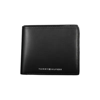 Tommy Hilfiger Black Leather Men Wallet