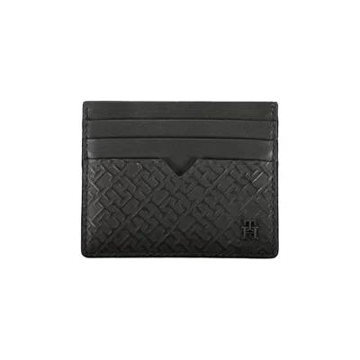 Tommy Hilfiger Black Leather Men's Wallet