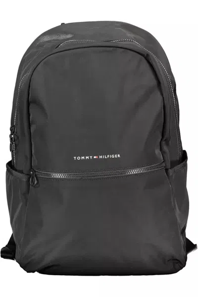 Tommy Hilfiger Black Polyester Backpack