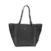 Tommy Hilfiger Black Polyester Handbag In Black
