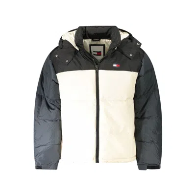 TOMMY HILFIGER BLACK POLYESTER MEN JACKET
