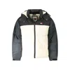 Tommy Hilfiger Jacket Man Alaska Colorblock Puffer Newsprint Multi