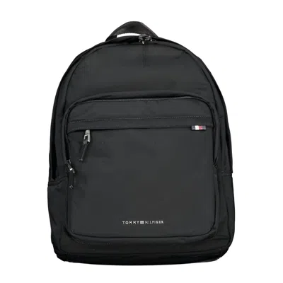 Tommy Hilfiger Black Polyester Men Men's Backpack
