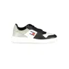 Tommy Hilfiger Black Polyester Sneaker In Black