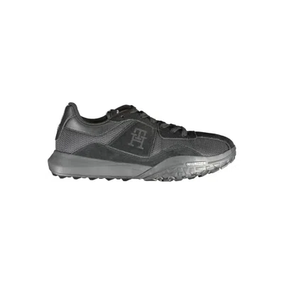 Tommy Hilfiger Black Polyester Sneaker