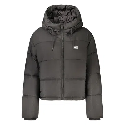 Tommy Hilfiger Black Polyester Women's Jacket In Gray
