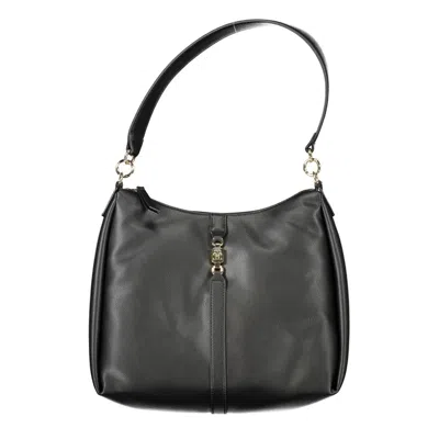 Tommy Hilfiger Black Polyester Women Shoulder Women's Bag
