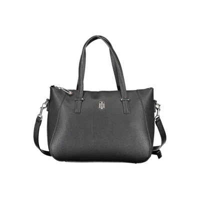 Tommy Hilfiger Chic Black Contrasting Detail Tote Bag