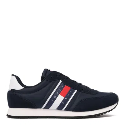 TOMMY HILFIGER TOMMY HILFIGER BLACK RECYCLED POLYESTER SNEAKERS