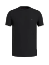 Tommy Hilfiger Crewneck Cotton Tee In Black