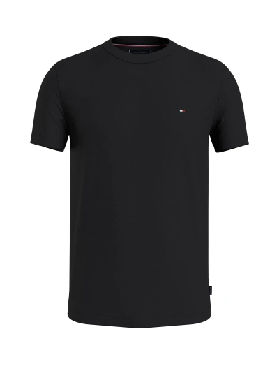 Tommy Hilfiger Stretch Slim Fit T-shirt In Black