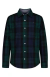 Tommy Hilfiger Blackwatch Plaid Button-up Shirt In Multi