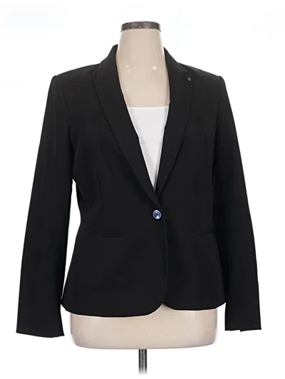 Pre-owned Tommy Hilfiger Blazer Jacket In Black