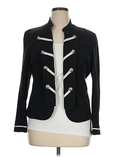 Pre-owned Tommy Hilfiger Blazer Jacket In Black