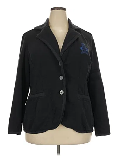 Pre-owned Tommy Hilfiger Blazer Jacket In Black