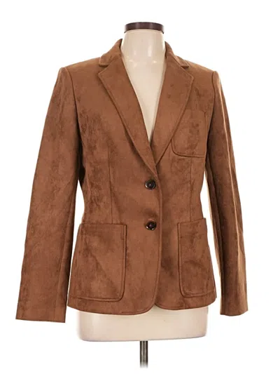 Pre-owned Tommy Hilfiger Blazer Jacket In Brown