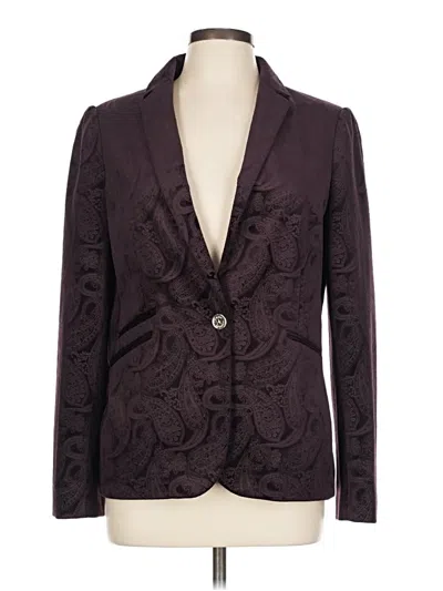 Pre-owned Tommy Hilfiger Blazer Jacket In Burgundy