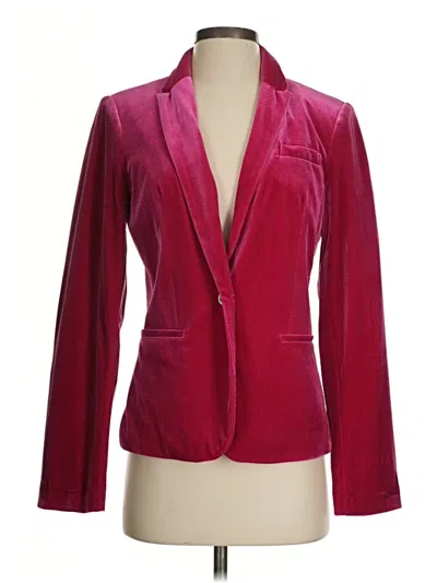 Pre-owned Tommy Hilfiger Blazer Jacket In Burgundy