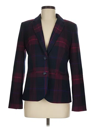 Pre-owned Tommy Hilfiger Blazer Jacket In Burgundy