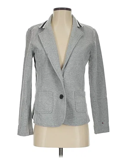 Pre-owned Tommy Hilfiger Blazer Jacket In Gray
