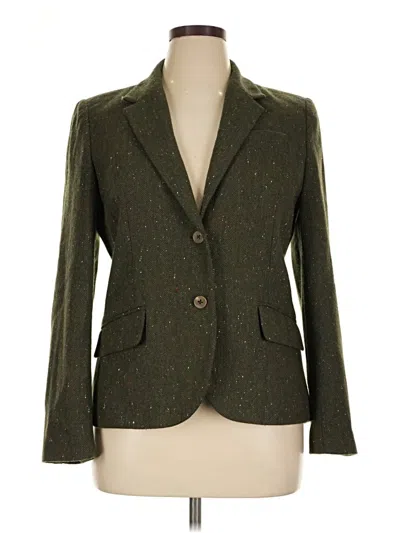 Pre-owned Tommy Hilfiger Blazer Jacket In Green