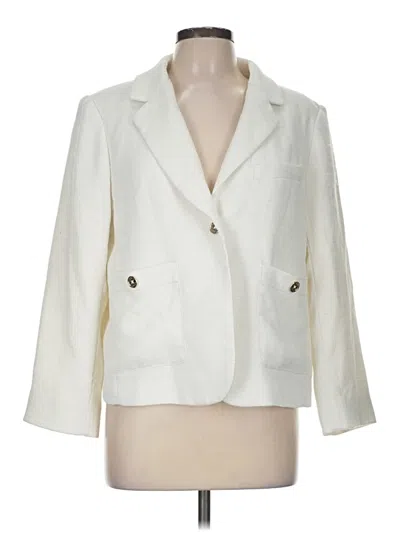 Pre-owned Tommy Hilfiger Blazer Jacket In Ivory