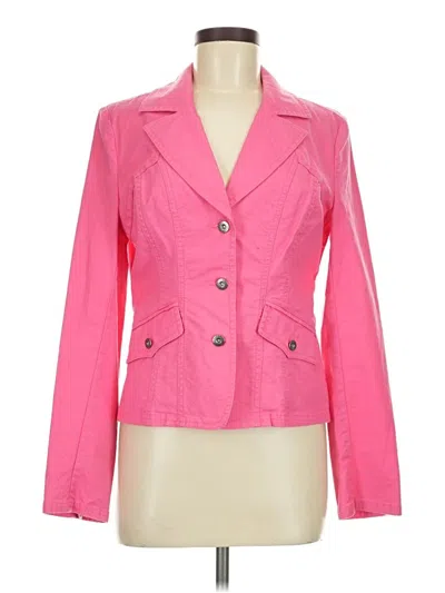 Pre-owned Tommy Hilfiger Blazer Jacket In Pink
