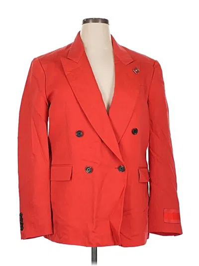 Pre-owned Tommy Hilfiger Blazer Jacket In Red