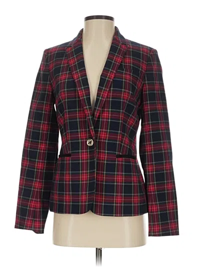 Pre-owned Tommy Hilfiger Blazer Jacket In Red