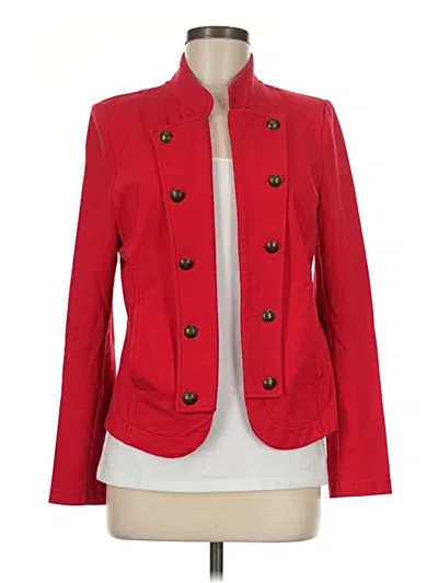 Pre-owned Tommy Hilfiger Blazer Jacket In Red