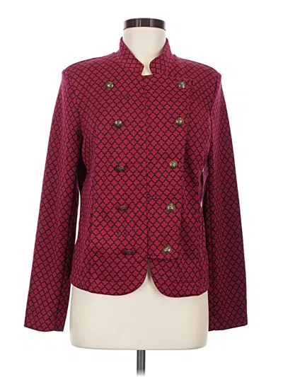 Pre-owned Tommy Hilfiger Blazer Jacket In Red